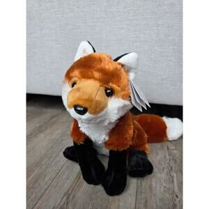 Wild Republic‎ Red Fox Plush Stuffed Animal New With Tags Eco-Friendly 12"